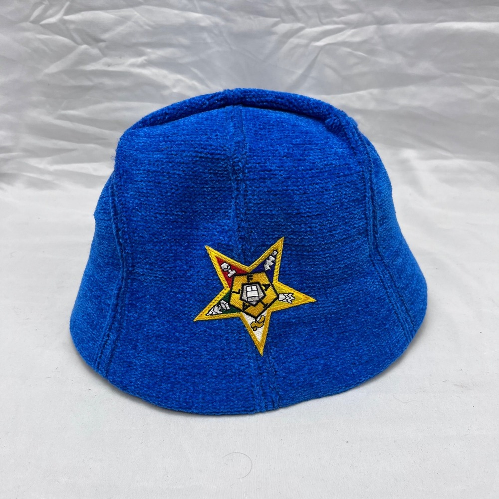 Great Republic Order of the Eastern Star OES Masonic Blue Terry Cloth Bucket Hat